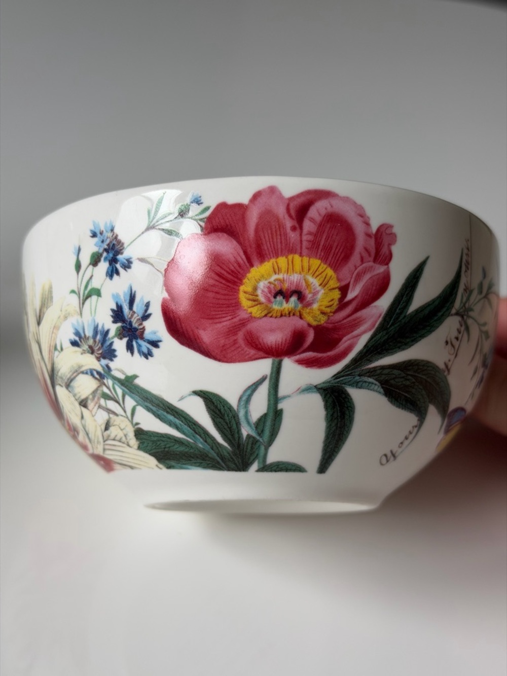 Fringe Porcelain 2-Piece Stacking Tea for One Teapot - Floral  Peony Butterfly - Picture 10 of 13